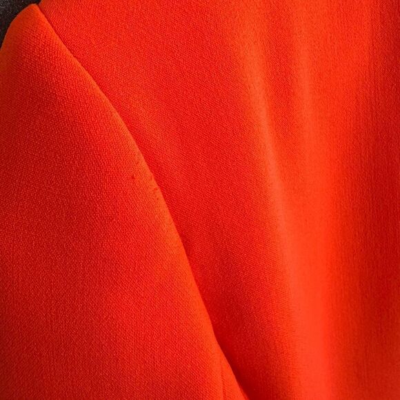 Ralph Lauren Pre-Spring ‘20 Camden Blazer in Mandarin Orange Stretch Wool Crepe - Picture 8 of 16